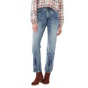 NEW FDJ suzanne straight ankle jean in vintage blue